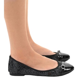Ballerine nere traforate 98-5y nero 2