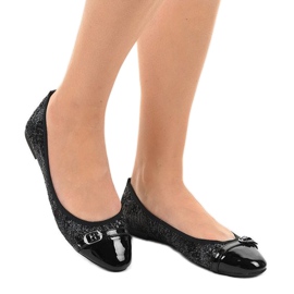 Ballerine nere traforate 98-5y nero 1