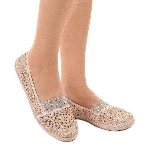 1148-Y sneakers in pizzo rosa 2