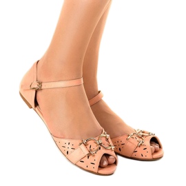 Sandali rosa con fibbia GF-180 1