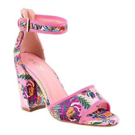 Sandali rosa sul palo 77-14 1