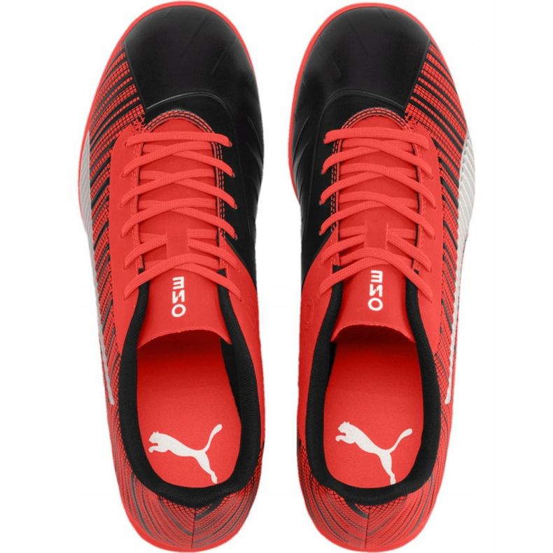 Scarpe da calcio Puma One 5.4 It Jr 105654 01 rosso rosso 1