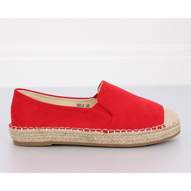 Espadrillas rosse da donna 180-5 rosso II-GAT 2