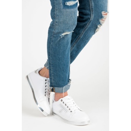 Sneakers Bianche Con Un Ologramma bianca 2