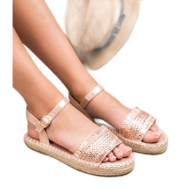 Small Swan Espadrillas Sandali Rosa 2