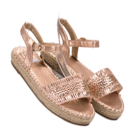 Small Swan Espadrillas Sandali Rosa 1