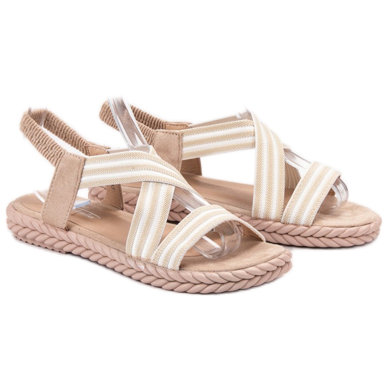 SHELOVET Sandali da donna comodi marrone 1