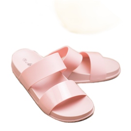 SHELOVET Pantofole di gomma alla moda rosa 1