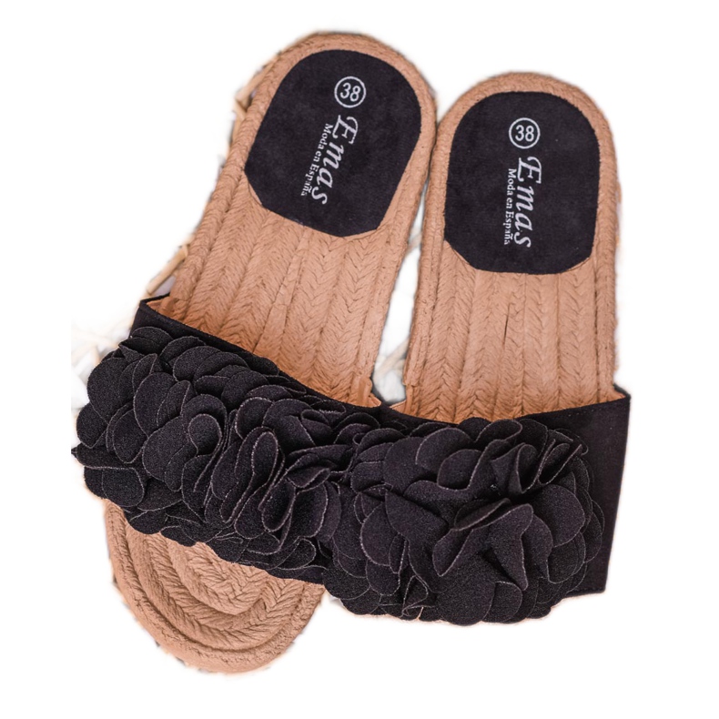 SHELOVET Espadrillas nere nero 1