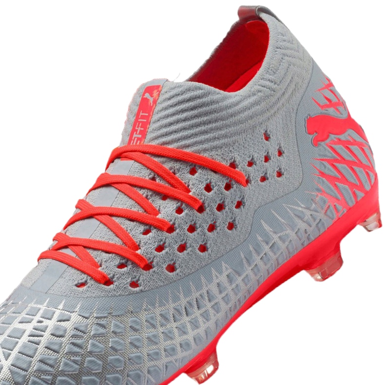 Scarpe da calcio Puma Future 4.2 Netfit Fg / Ag M 105611-01 multicolore grigio 1