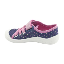 Scarpe per bambini Befado 251X135 blu navy rosa grigio 2