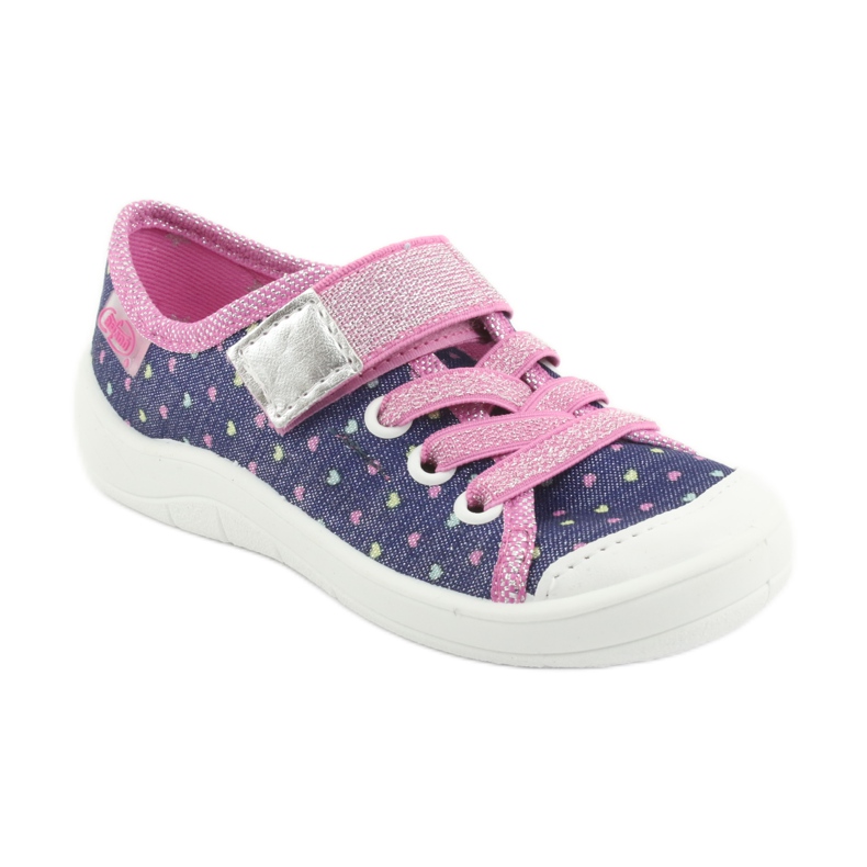 Scarpe per bambini Befado 251X135 blu navy rosa grigio 1
