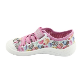 Scarpe per bambini Befado 251X134 blu rosa grigio giallo 2