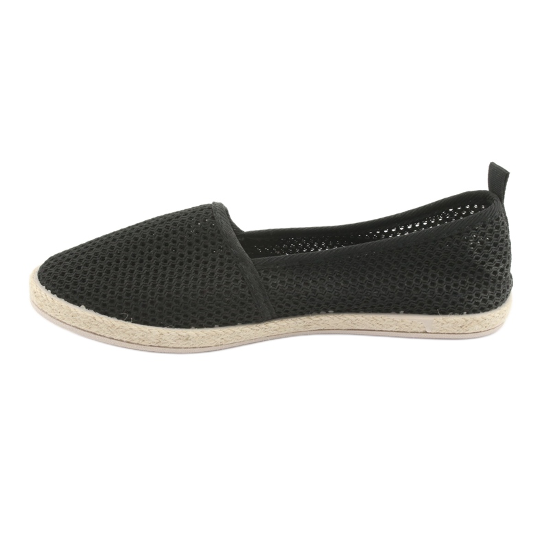 Espadrillas in rete nera JX1029 Black nero 2