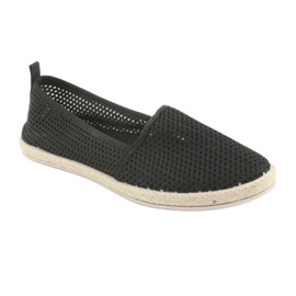 Espadrillas in rete nera JX1029 Black nero 1