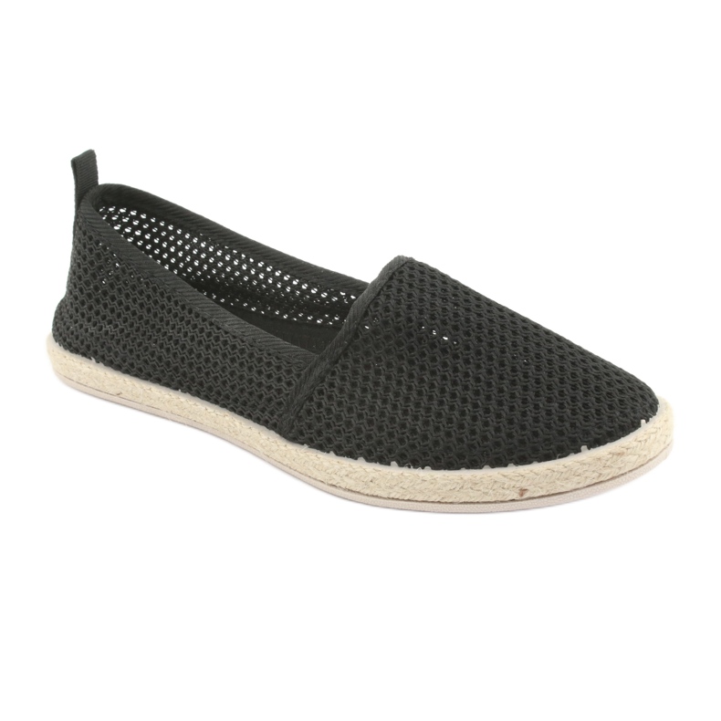 Espadrillas in rete nera JX1029 Black nero 1