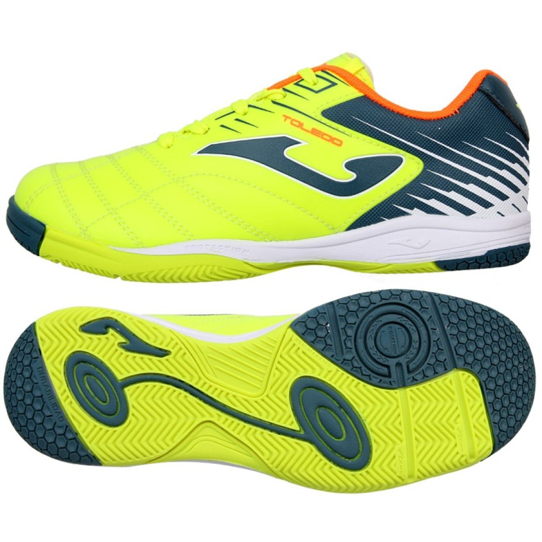 Scarpe da interno Joma Toledo 911 In Jr TOLJW.911.IN multicolore giallo 1