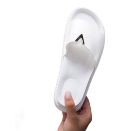 SHELOVET Pantofole Sulla Piattaforma bianca 2