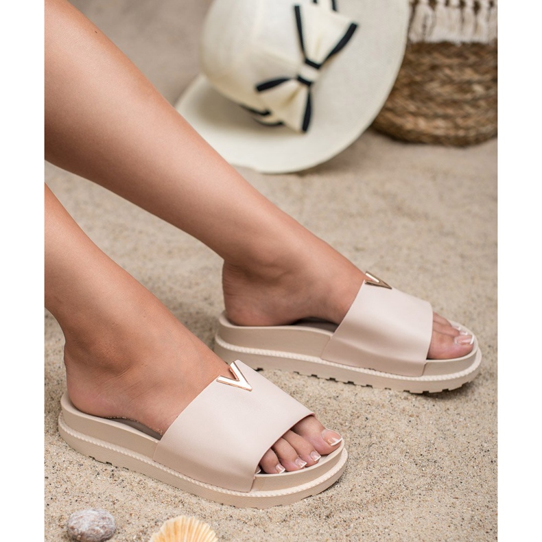 SHELOVET Pantofole Sulla Piattaforma rosa 2