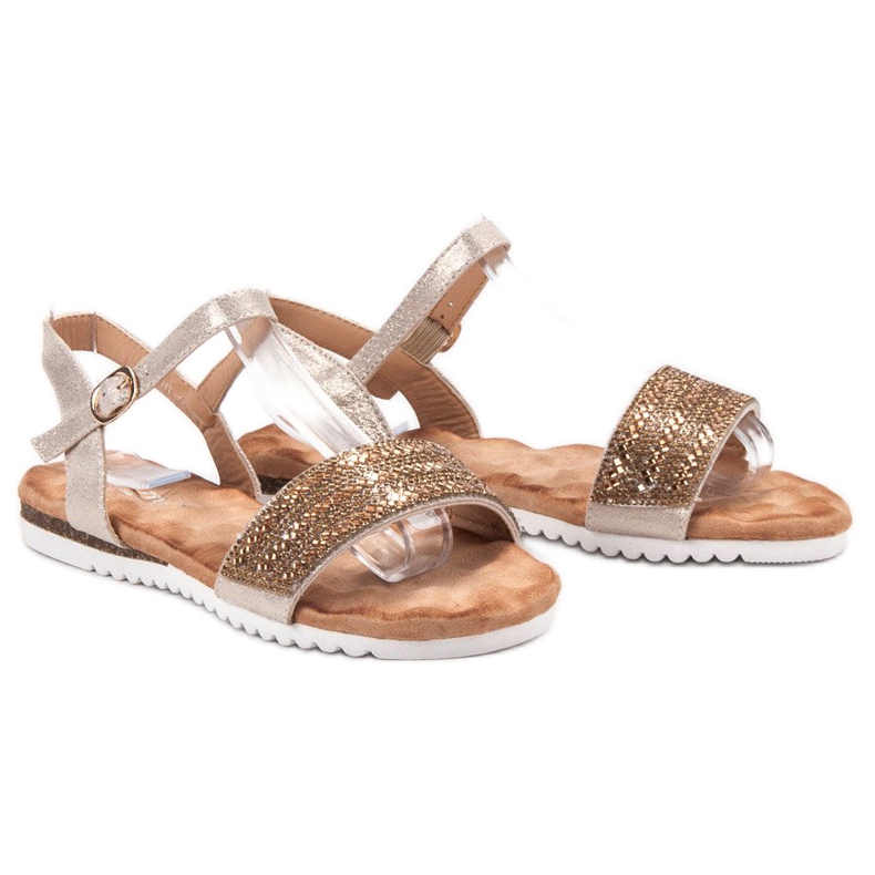 Emaks Sandali Con Cubic Zirconia marrone 1