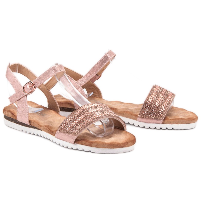 Emaks Sandali Con Cubic Zirconia rosa 1