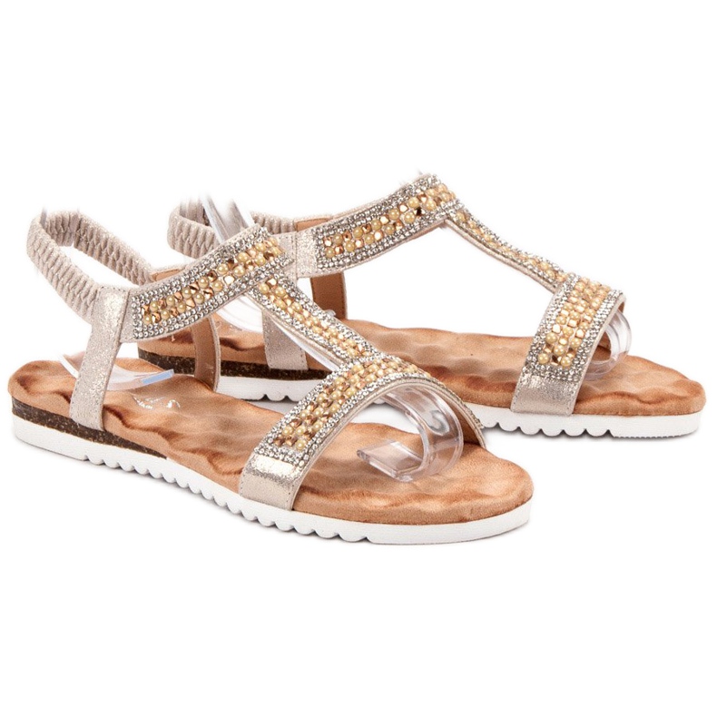 Emaks Sandali da donna decorati giallo 1