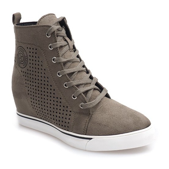 Sneakers traforate XW36236 Oliva multicolore verde 1