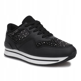 Sneakers sportive nere Odette nero 2