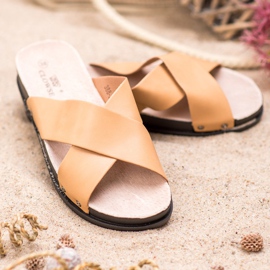 Clowse Pantofole Beige 1