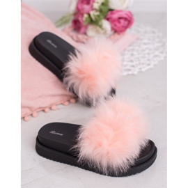 SHELOVET Pantofole Con Pelliccia rosa 2