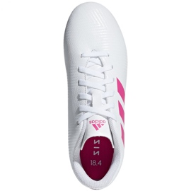 Scarpe da calcio Adidas Nemeziz 18.4 FxG Jr CM8511 multicolore bianco 1