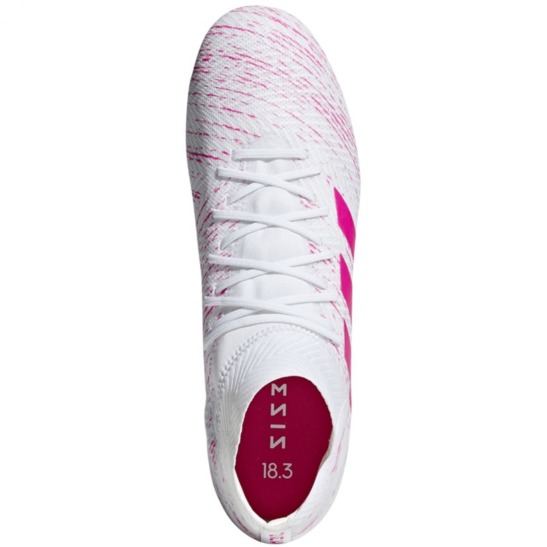 Scarpe da calcio Adidas Nemeziz 18.3 Fg M BB9436 bianco bianco 1
