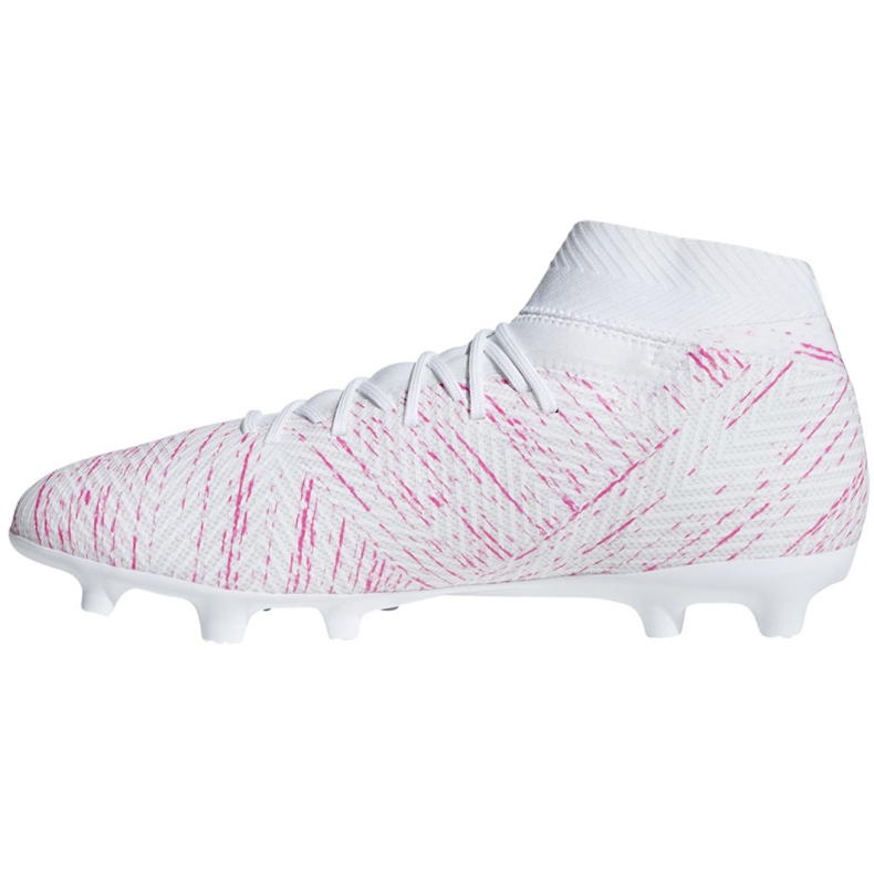 Scarpe da calcio Adidas Nemeziz 18.3 Fg M BB9436 bianca bianca 2
