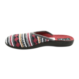 Pantofole maglione norvegese Adanex nero rosso grigio giallo 2
