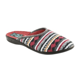 Pantofole maglione norvegese Adanex nero rosso grigio giallo 1