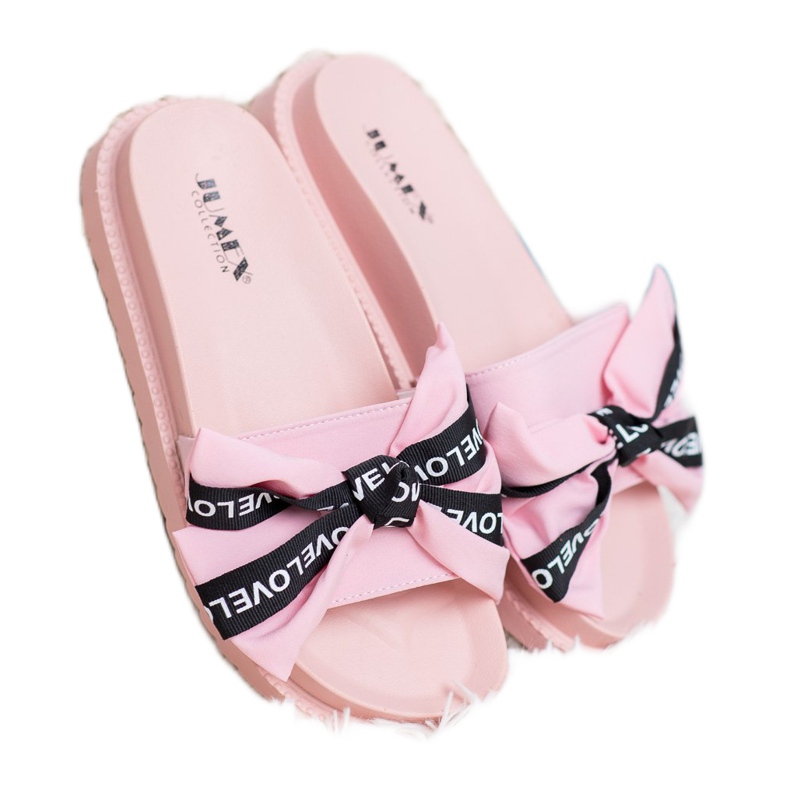 Jumex Pantofole Con Fiocco Amore rosa 1