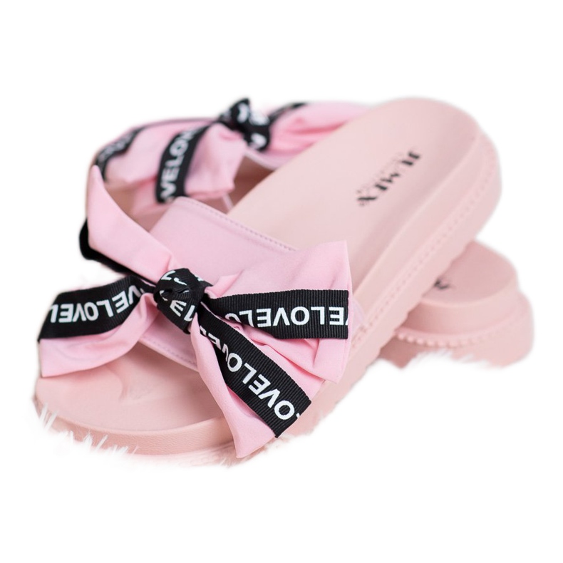 Jumex Pantofole Con Fiocco Amore rosa 2