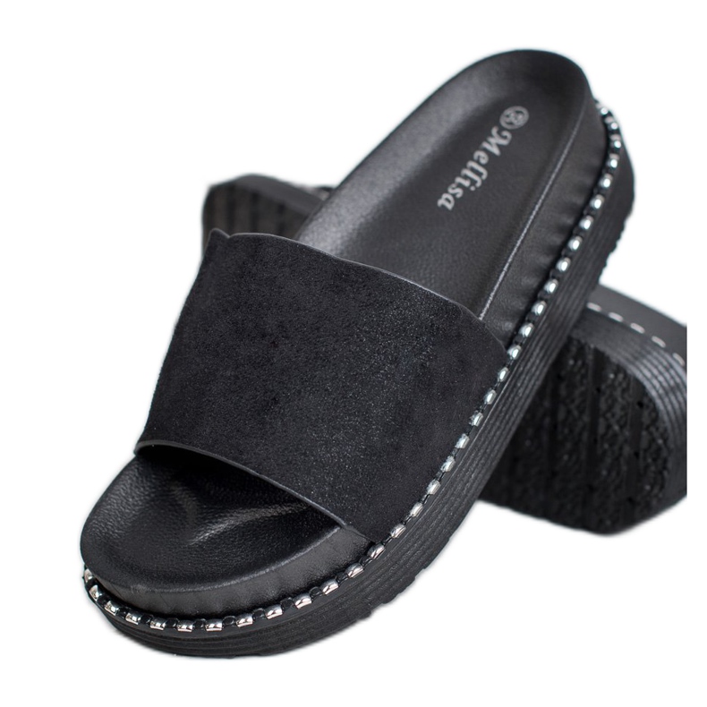 Melisa Sandali con zeppa nero 1