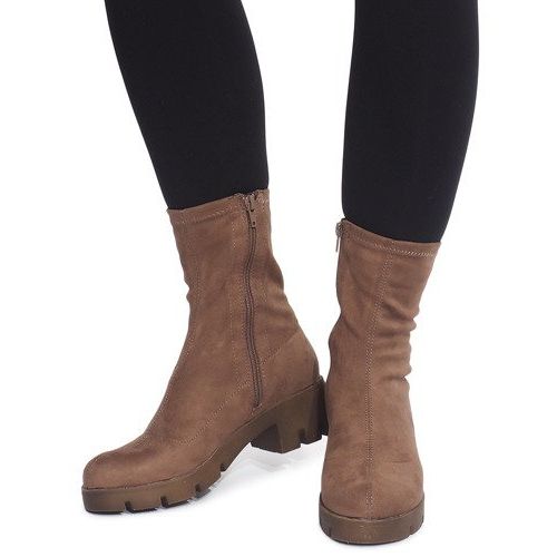 Stivali BG-53 in pelle scamosciata multicolore verde 1