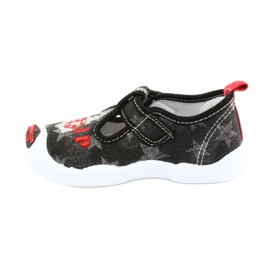 American Club Sneaker bambino inserto in pelle TEN12 nero rosso grigio 2