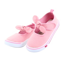 American Club Sneakers con fiocco TEN42 rosa 3