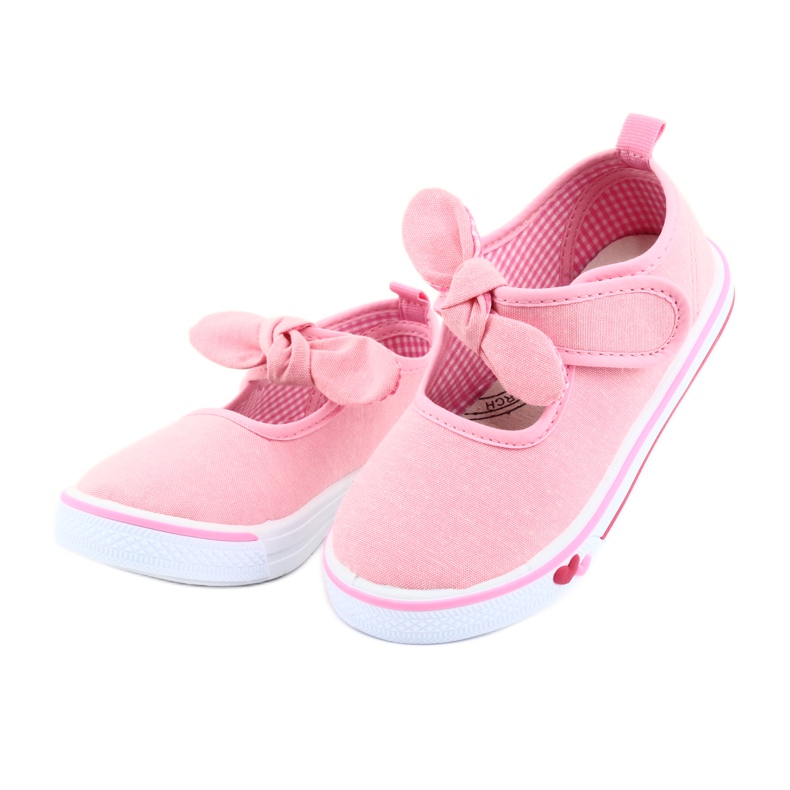 American Club Sneakers con fiocco TEN42 rosa 3
