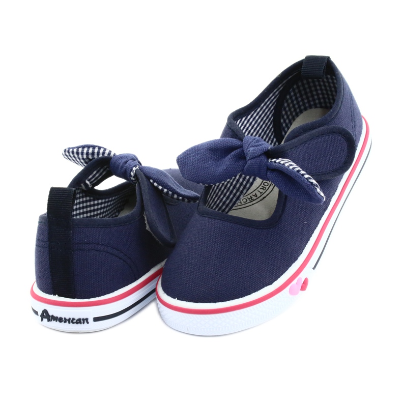 American Club Sneakers con fiocco TEN42 blu navy 4