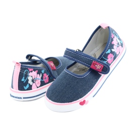 American Club Sneakers con velcro TEN15 blu 3