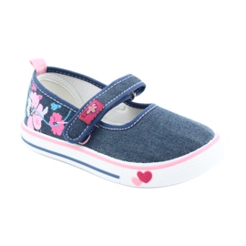 American Club Sneakers con velcro TEN15 blu 1