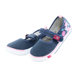 American Club Sneakers con velcro TEN15 blu 2