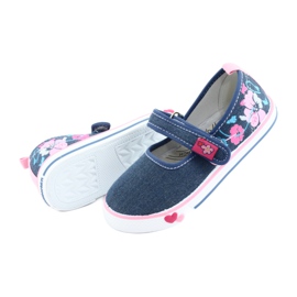 American Club Sneakers con velcro TEN15 blu 4