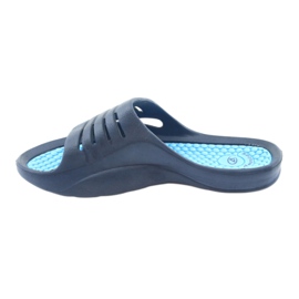 Ciabatte in schiuma blu American Club per l'acqua blu navy 2
