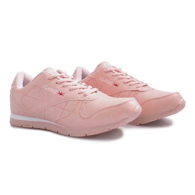 Sneakers sportive rosa classiche 1
