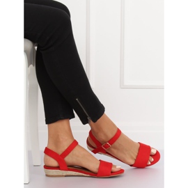 Sandali espadrillas rosso 9R73 Red 1